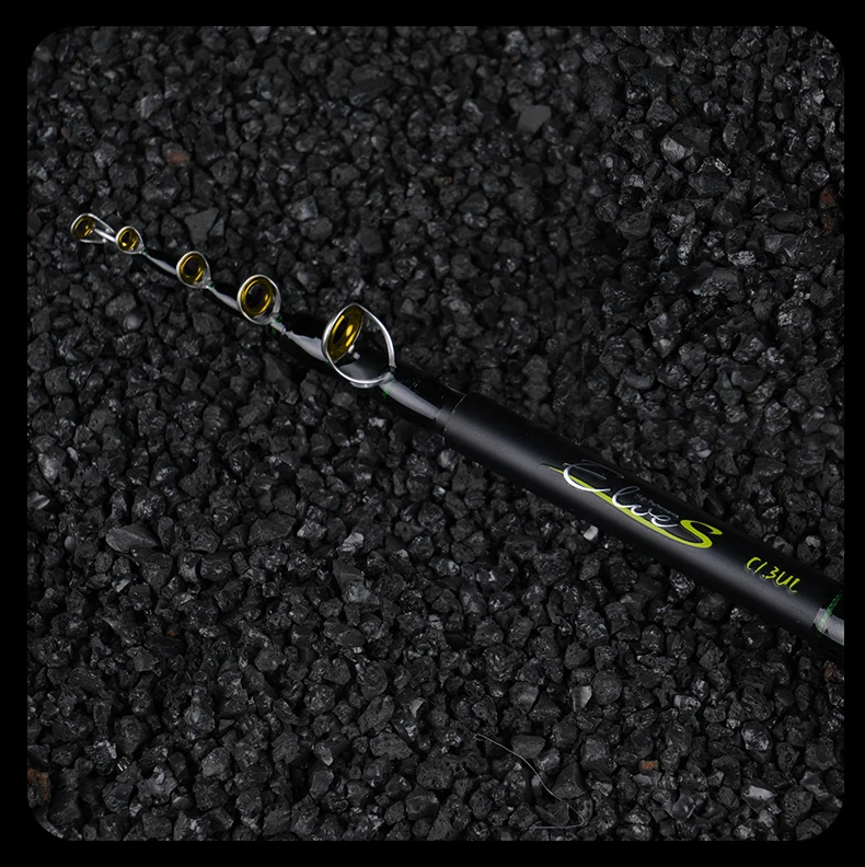 Cadence Elves Ultralight Telescopic Fishing Rod 77g 23.5cm 3kg Test Curve Lightweight Portable Fishing Gear