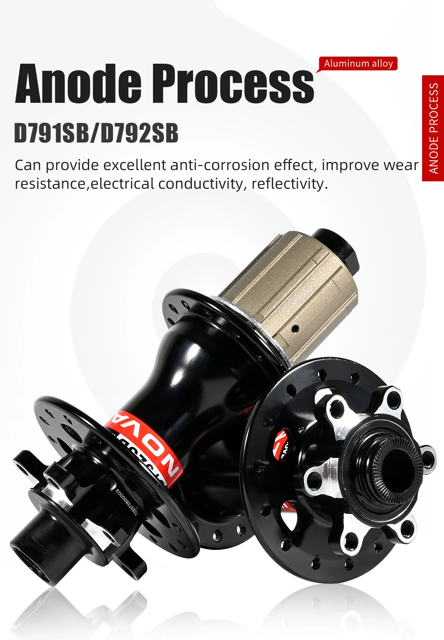 Novatec D791SB D792SB MTB Road Bicycle Disc Brake Hubs 100x12 142x12 100x9 135x10 6-Bolt 24/28/32H Center Lock QR 8 9 10 11S