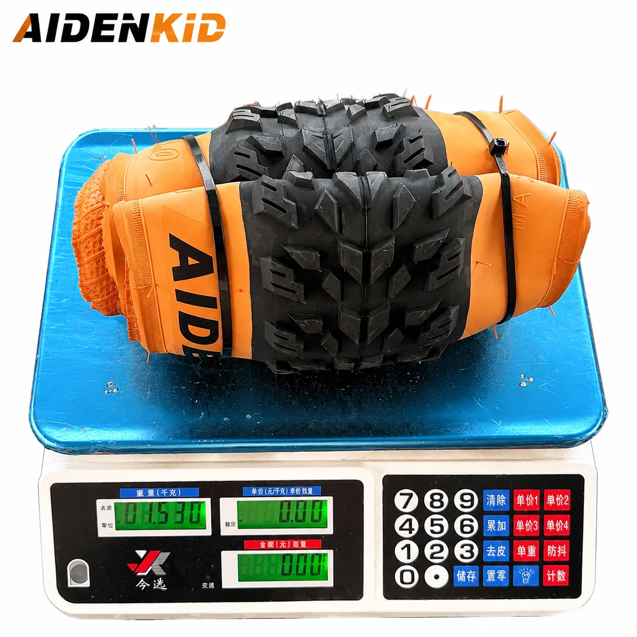 AIDENKID 20"x4.0 Foldable Fat Tire for E-Bike, All-Terrain Mountain Snow Beach Bicycle Tire, Puncture Resistant Wide Tire