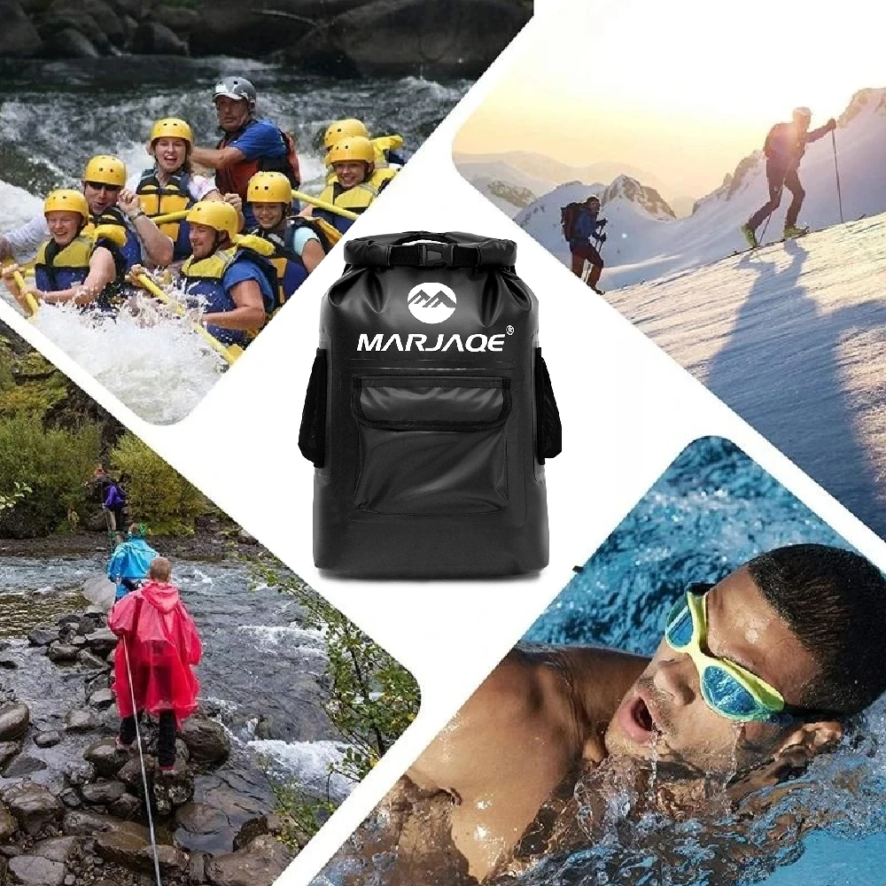 1PCS Floating Waterproof Dry Bag - Lightweight & Waterproof Bags Backpack for Kayaking, Camping,Paddle Boarding & Roll-Top Closu