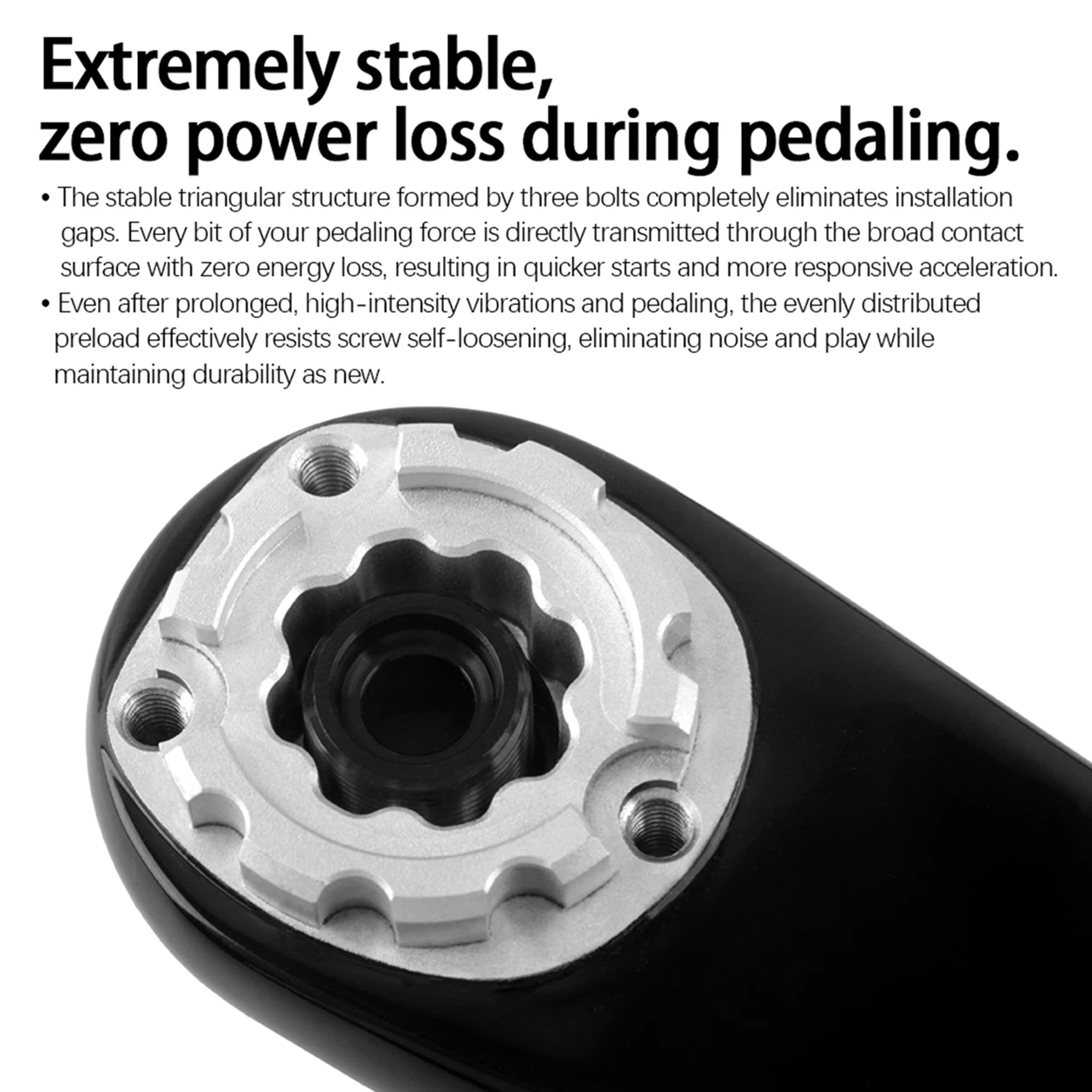 WUZEI Carbon Fiber MTB Crank 3 Bolts Direct Mount Mountain Bicycle Sprocket 165 170 175mm Bike Crank Arm 24mm AL7075 Axle