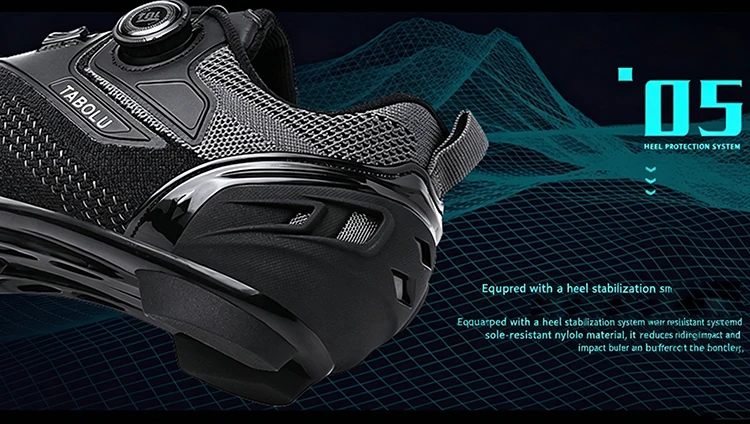 Men's Cycling Shoes Professional MTB Mountain Bike Shoes Knitted Breathable SPD Road Lock Shoes Ladies SPD Cleats Cycling Shoes