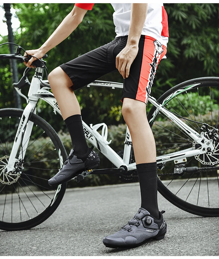 Men's Cycling Shoes Professional MTB Mountain Bike Shoes Knitted Breathable SPD Road Lock Shoes Ladies SPD Cleats Cycling Shoes
