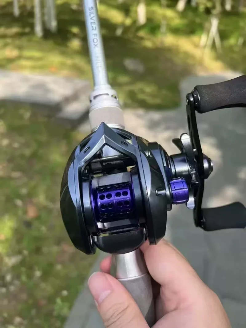 OKUMA Baitcasting Reel 7.2:1 8KG Max Drag Metal Wire Cup Fishing Reel For Bass in Ocean Environment Casting Reel Accessories