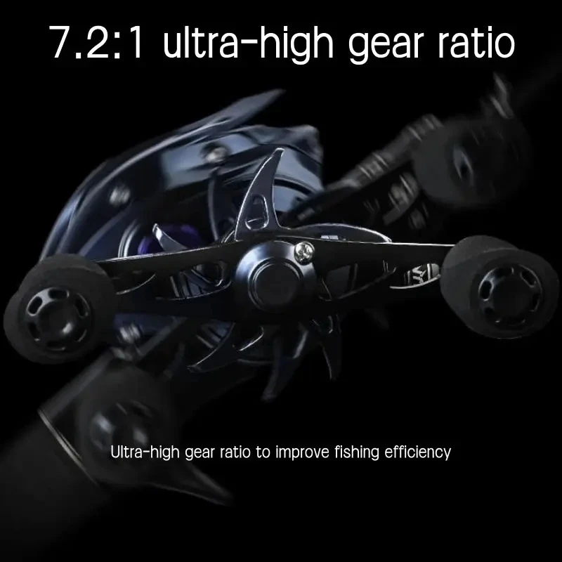 OKUMA Baitcasting Reel 7.2:1 8KG Max Drag Metal Wire Cup Fishing Reel For Bass in Ocean Environment Casting Reel Accessories