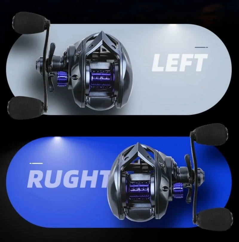 OKUMA Baitcasting Reel 7.2:1 8KG Max Drag Metal Wire Cup Fishing Reel For Bass in Ocean Environment Casting Reel Accessories