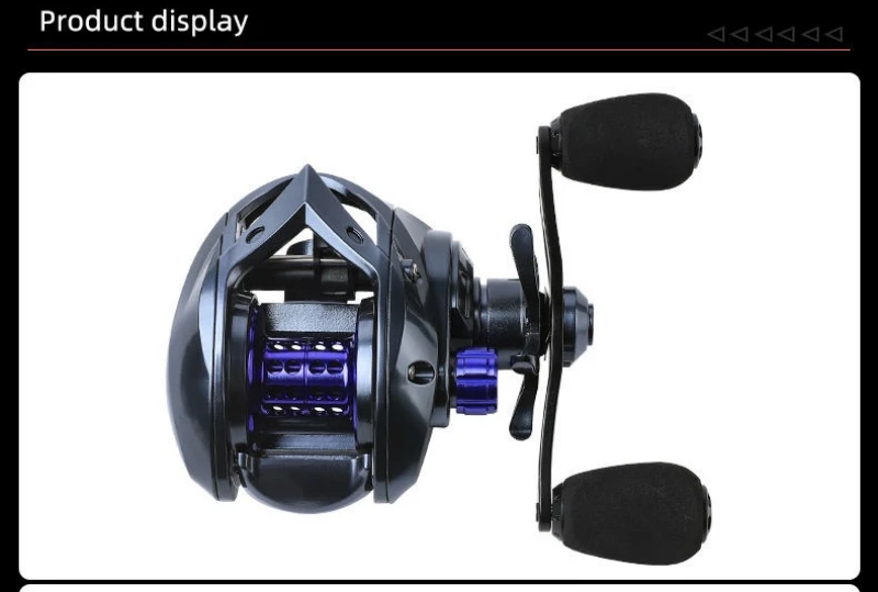 OKUMA Baitcasting Reel 7.2:1 8KG Max Drag Metal Wire Cup Fishing Reel For Bass in Ocean Environment Casting Reel Accessories