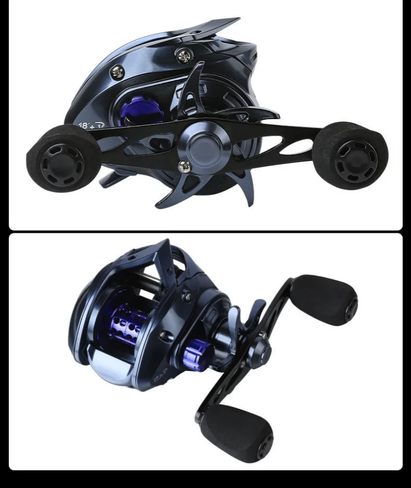 OKUMA Baitcasting Reel 7.2:1 8KG Max Drag Metal Wire Cup Fishing Reel For Bass in Ocean Environment Casting Reel Accessories