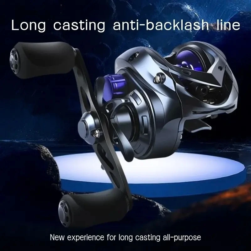 OKUMA Baitcasting Reel 7.2:1 8KG Max Drag Metal Wire Cup Fishing Reel For Bass in Ocean Environment Casting Reel Accessories