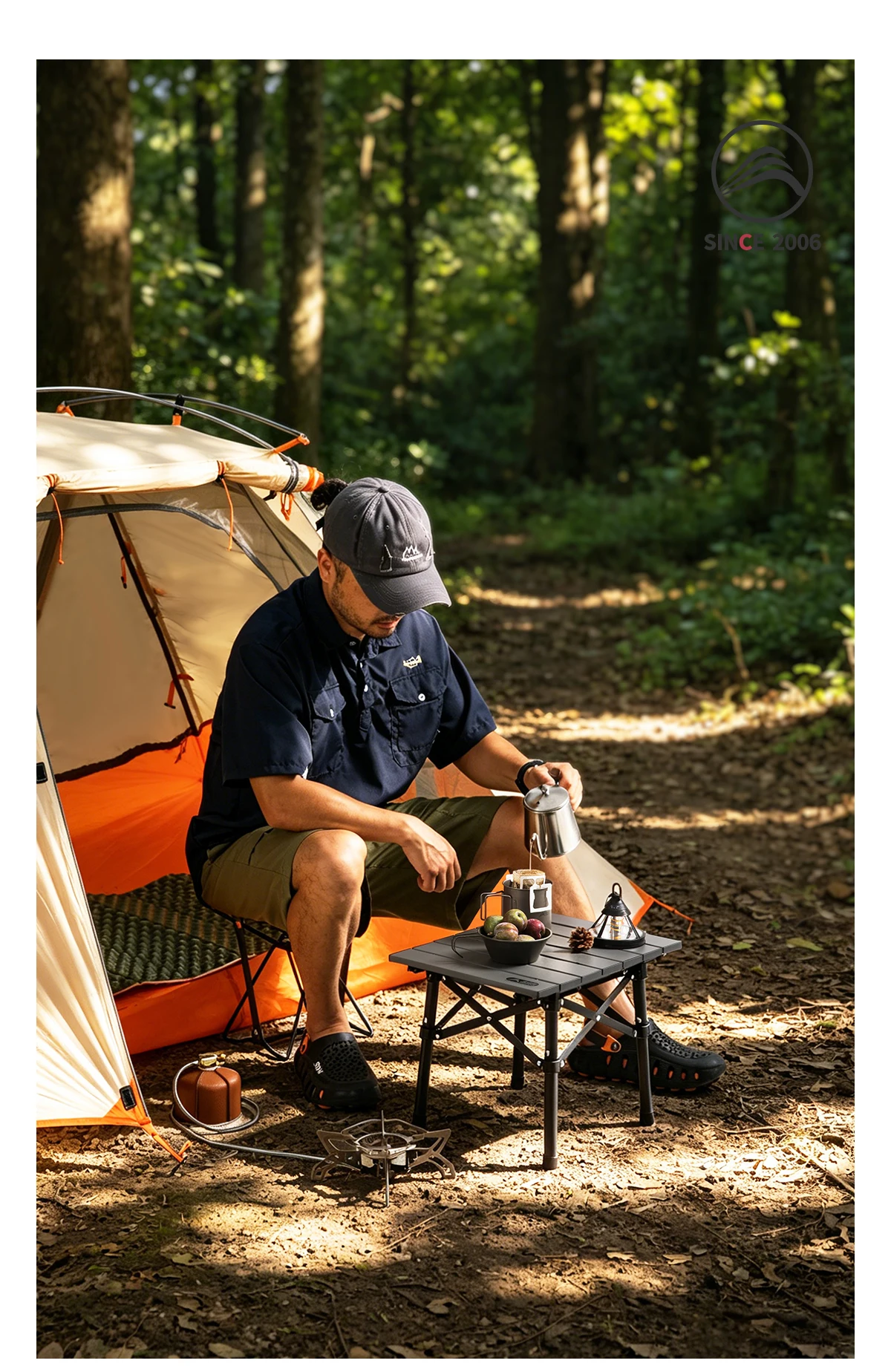 BISINNA Aluminum Alloy Camping Table Ultra-light Portable Folding Table for Outdoor Hiking Picnic Fishing Barbecue Travel