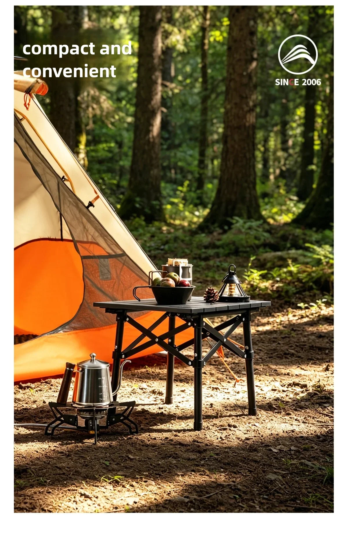 BISINNA Aluminum Alloy Camping Table Ultra-light Portable Folding Table for Outdoor Hiking Picnic Fishing Barbecue Travel