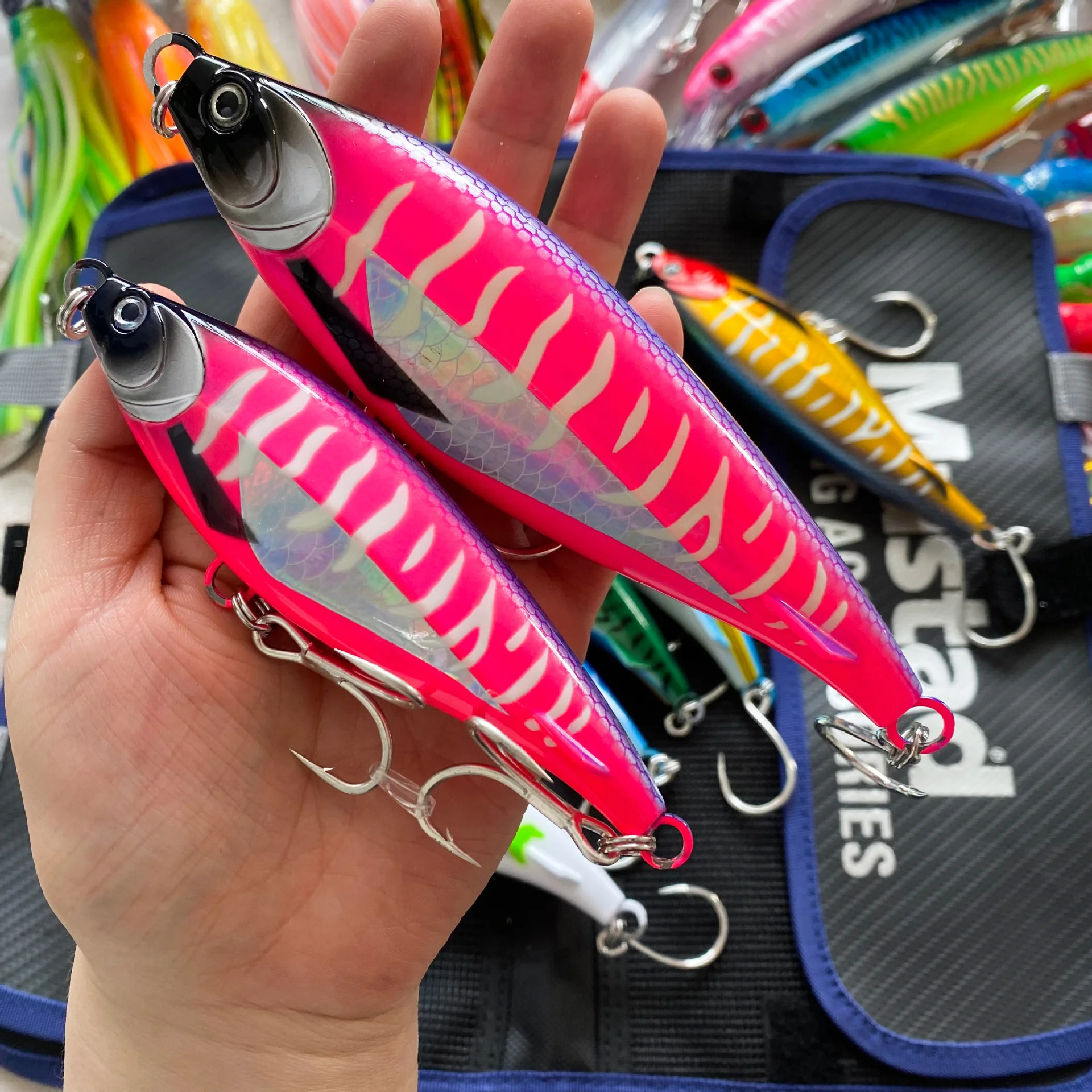 Hopeblaze Hurricane No.1 Saltwater Heavy Sinking Pencil Luminous 45/90g Fishing Lure for Big Game Amberjack GT Tuna Barracuda