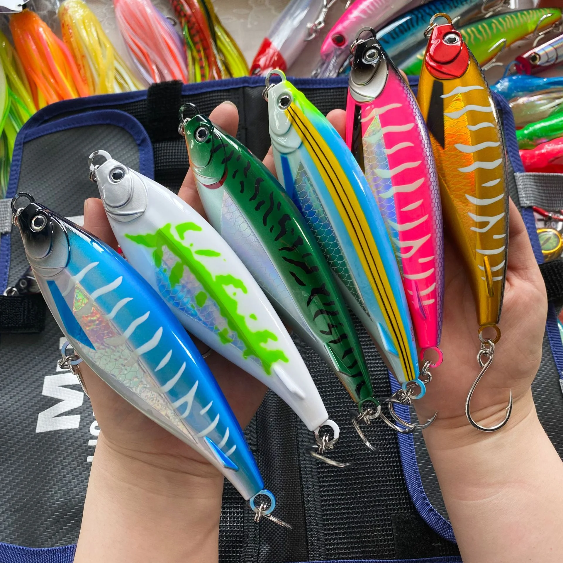 Hopeblaze Hurricane No.1 Saltwater Heavy Sinking Pencil Luminous 45/90g Fishing Lure for Big Game Amberjack GT Tuna Barracuda