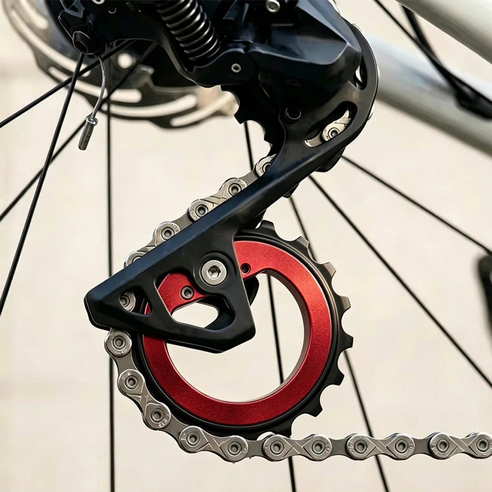 18T Ultralight Hollow Ceramic Bearing Jockey Wheel Rear Derailleur Pulley for 9/10/11/12 Speeds QED R8000 R7000 Road Bike DIY
