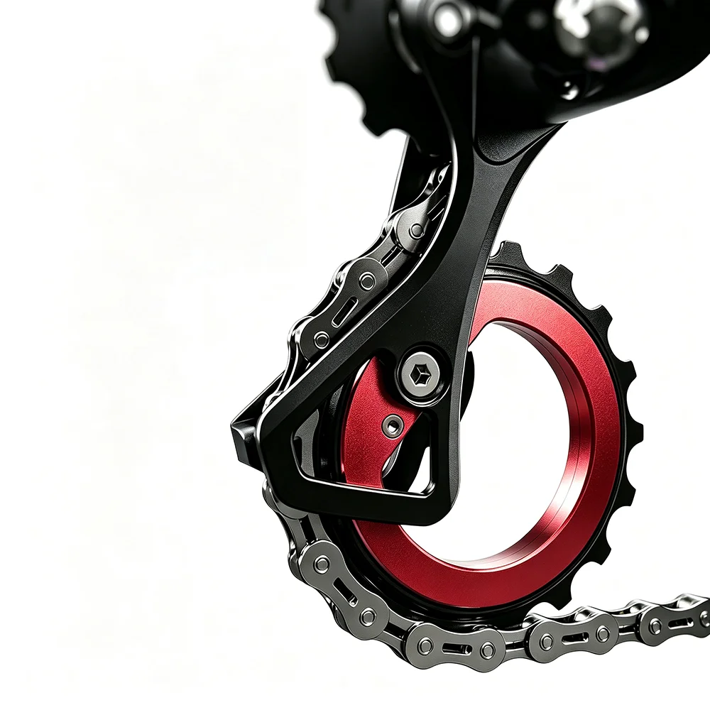 18T Ultralight Hollow Ceramic Bearing Jockey Wheel Rear Derailleur Pulley for 9/10/11/12 Speeds QED R8000 R7000 Road Bike DIY