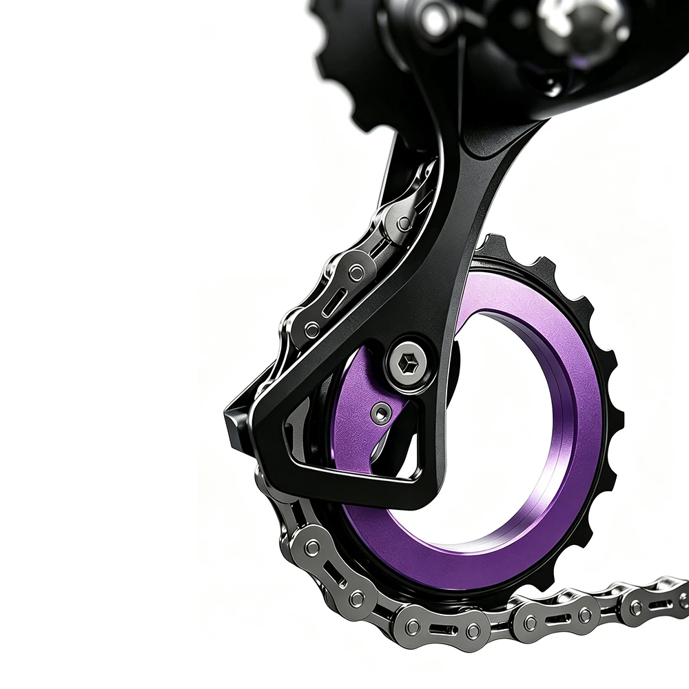 18T Ultralight Hollow Ceramic Bearing Jockey Wheel Rear Derailleur Pulley for 9/10/11/12 Speeds QED R8000 R7000 Road Bike DIY