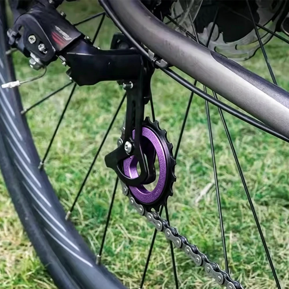 18T Ultralight Hollow Ceramic Bearing Jockey Wheel Rear Derailleur Pulley for 9/10/11/12 Speeds QED R8000 R7000 Road Bike DIY