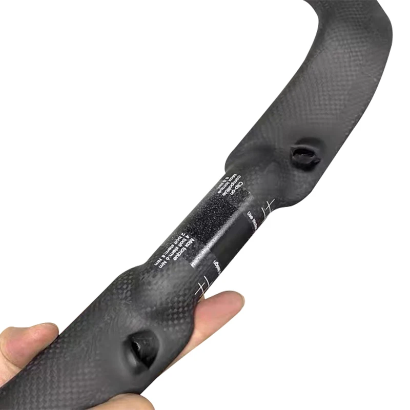 JEDA Zero Full Carbon Fiber Handlebar 380/400/420/440mm Bent Bar 3K Black Matte Finish Road Bike Carbon Handlebar Bicycle Parts
