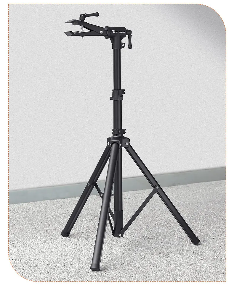 WEST BIKING Bicycle Repair Stand Foldable Indoor Bike Storage Rack Adjustable MTB Road Bike Maintenance Workstand Display Holder