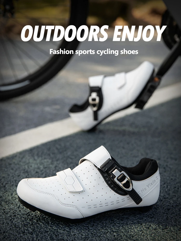 Green Road Bike Shoes Mens Cycling Shoes Quick Ratchet Buckle Compatible with SPD System Pedal  Outdoor Women Red Cyclling Shoes