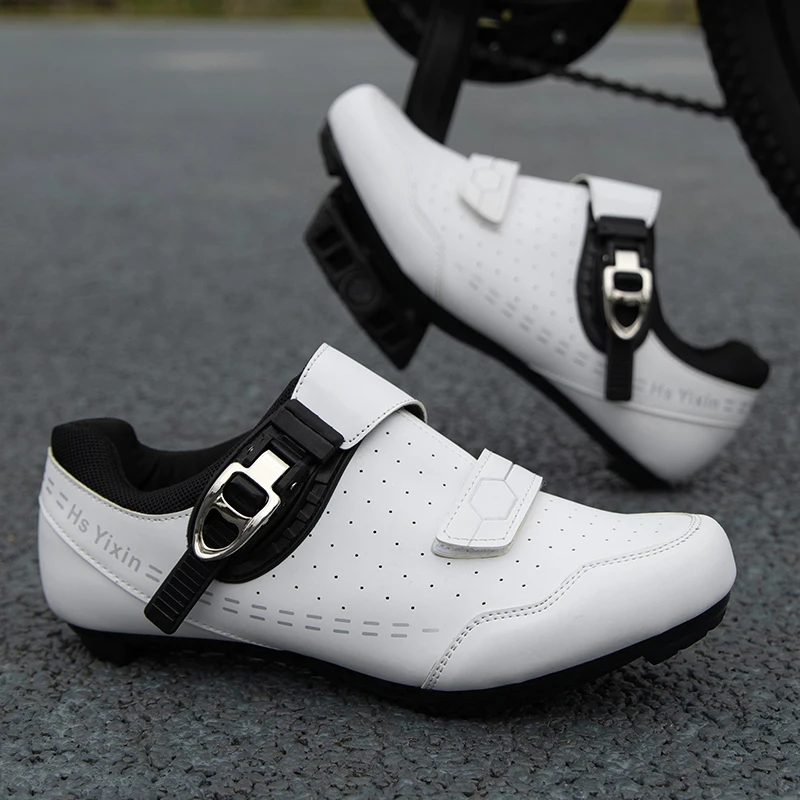 Green Road Bike Shoes Mens Cycling Shoes Quick Ratchet Buckle Compatible with SPD System Pedal  Outdoor Women Red Cyclling Shoes