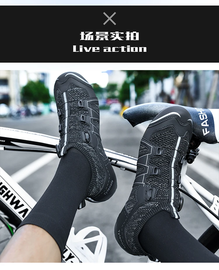 Green Road Bike Shoes Mens Cycling Shoes Quick Ratchet Buckle Compatible with SPD System Pedal  Outdoor Women Red Cyclling Shoes