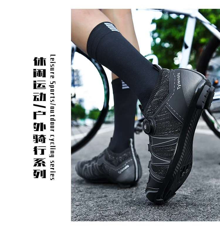 Green Road Bike Shoes Mens Cycling Shoes Quick Ratchet Buckle Compatible with SPD System Pedal  Outdoor Women Red Cyclling Shoes
