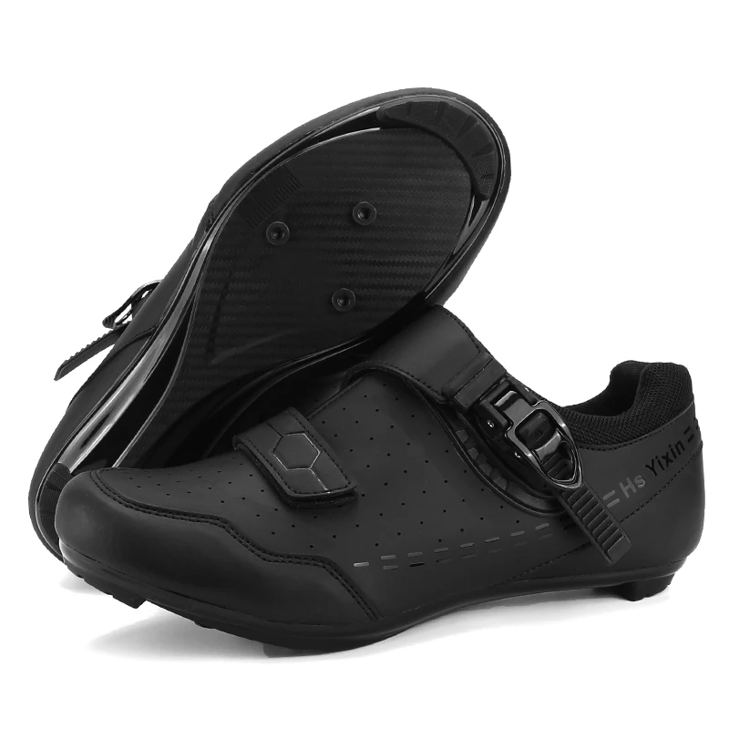 Green Road Bike Shoes Mens Cycling Shoes Quick Ratchet Buckle Compatible with SPD System Pedal  Outdoor Women Red Cyclling Shoes
