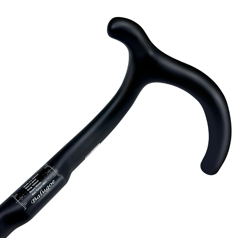 2024 BALUGOE Carbon Fiber Track Cycling Handle Road Bicycle Handlebar TT Fixed Gear Bike Handlebar UD Matt 31.8MM Sports UCI