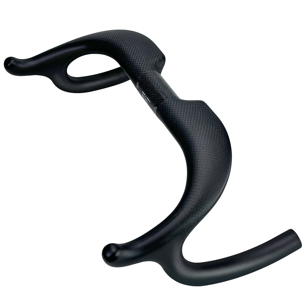 2024 BALUGOE Carbon Fiber Track Cycling Handle Road Bicycle Handlebar TT Fixed Gear Bike Handlebar UD Matt 31.8MM Sports UCI