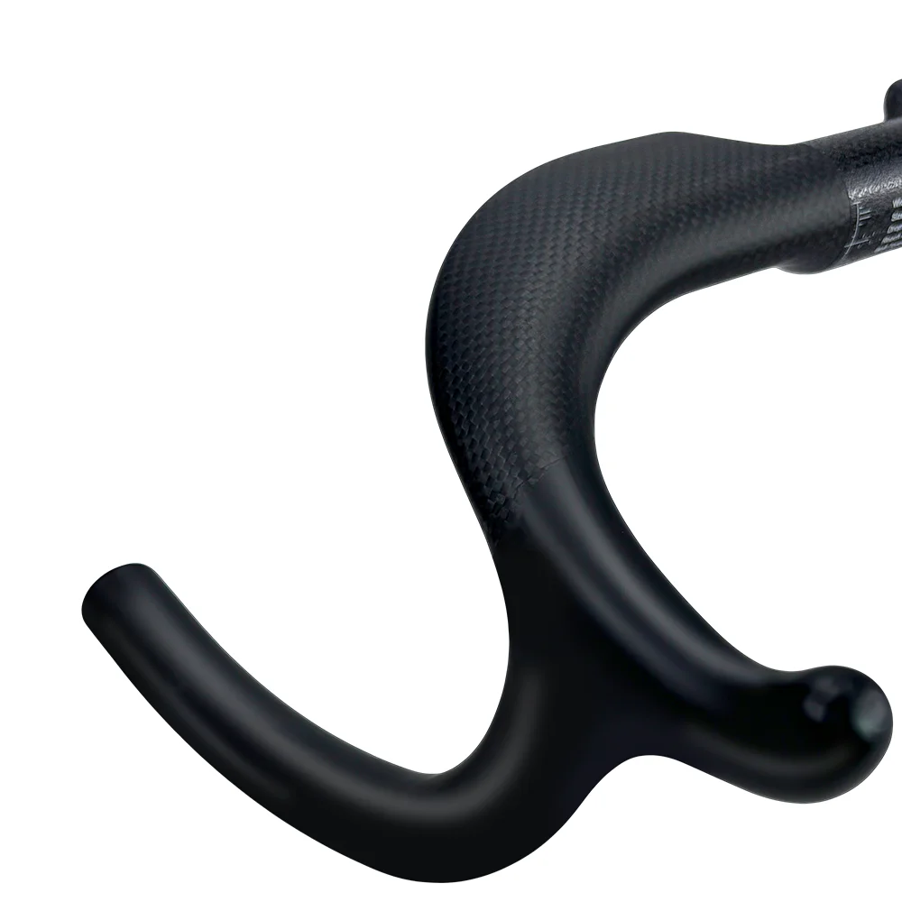 2024 BALUGOE Carbon Fiber Track Cycling Handle Road Bicycle Handlebar TT Fixed Gear Bike Handlebar UD Matt 31.8MM Sports UCI
