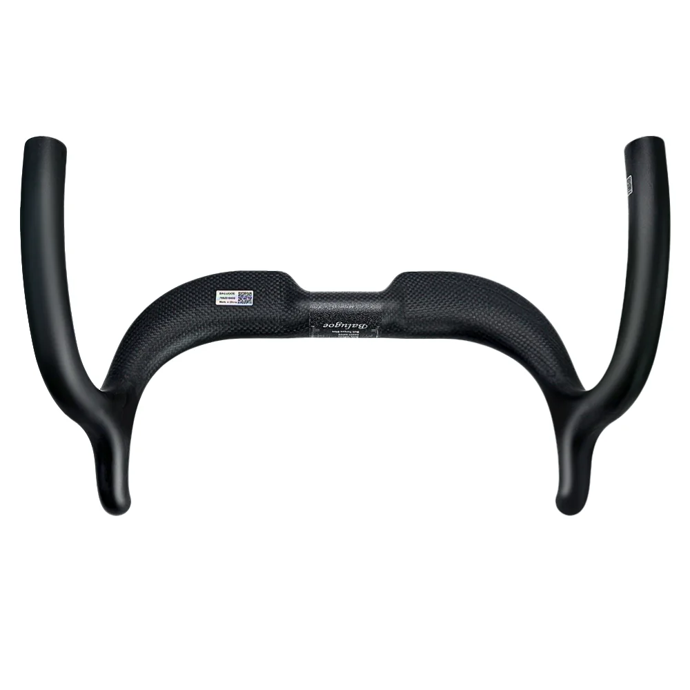 2024 BALUGOE Carbon Fiber Track Cycling Handle Road Bicycle Handlebar TT Fixed Gear Bike Handlebar UD Matt 31.8MM Sports UCI