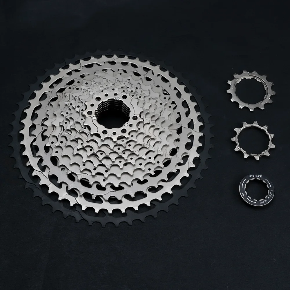 ZRACE Bicycle Cassette 12 Speed MTB / Gravel Bike Freewheel 11-50T / 11-52T Aluminum Alloy Bracket, 12s Cassette