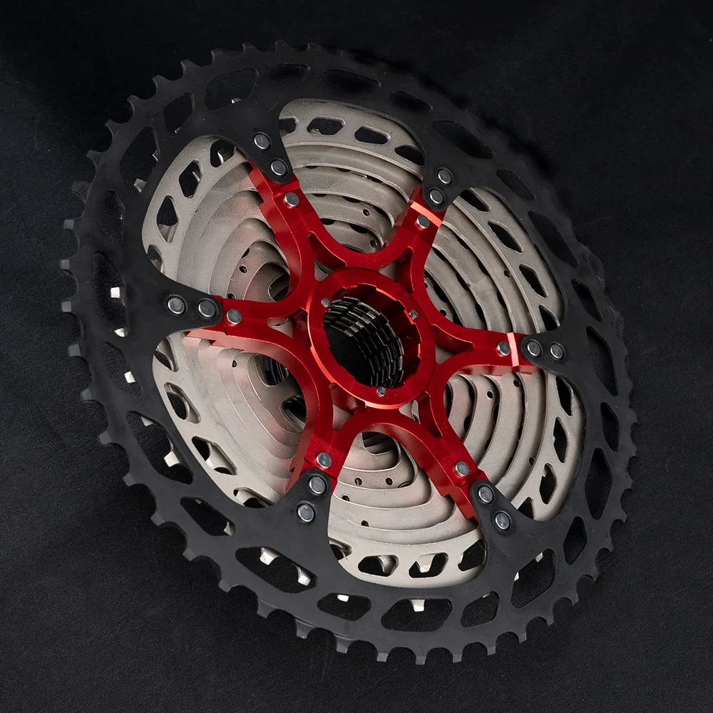 ZRACE Bicycle Cassette 12 Speed MTB / Gravel Bike Freewheel 11-50T / 11-52T Aluminum Alloy Bracket, 12s Cassette