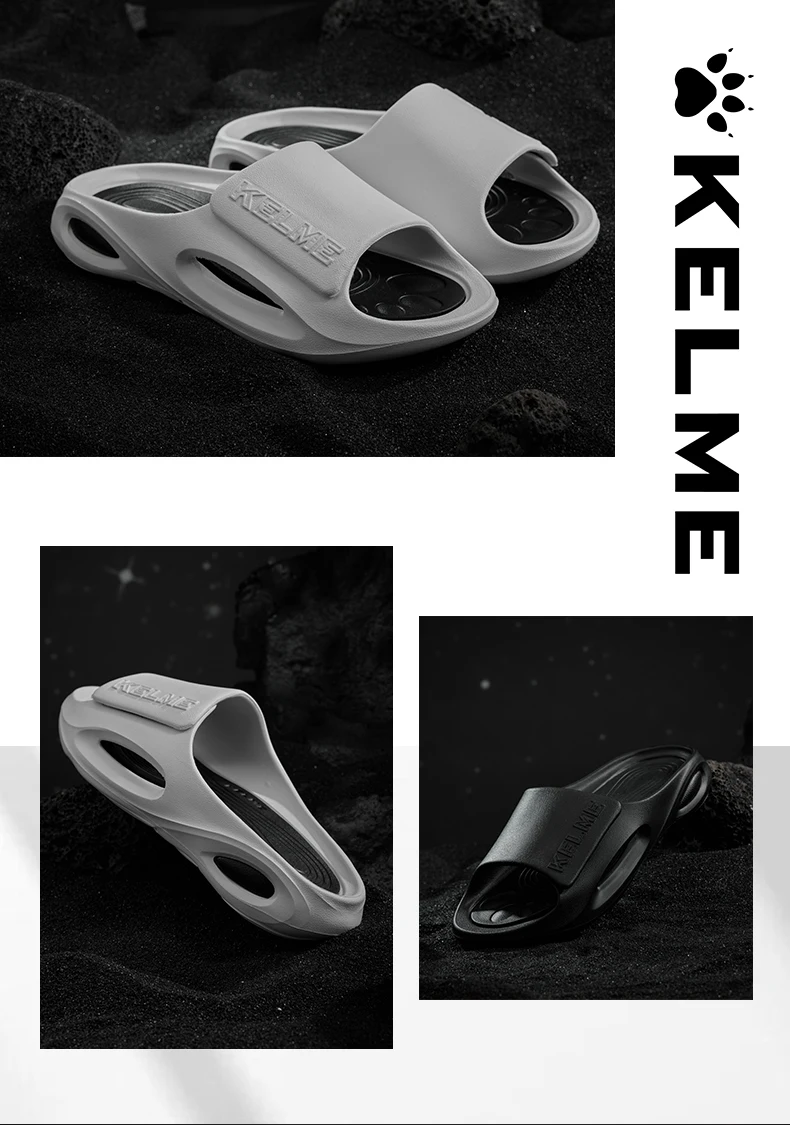 KELEME Summer Men's Slippers Super Soft EVA Slip-on Slippers For Men Fashion Wear-resistant Platform Outdoor Beach Shoes 2023