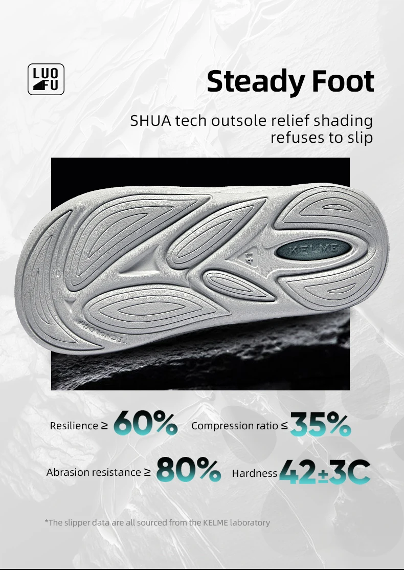 KELEME Summer Men's Slippers Super Soft EVA Slip-on Slippers For Men Fashion Wear-resistant Platform Outdoor Beach Shoes 2023