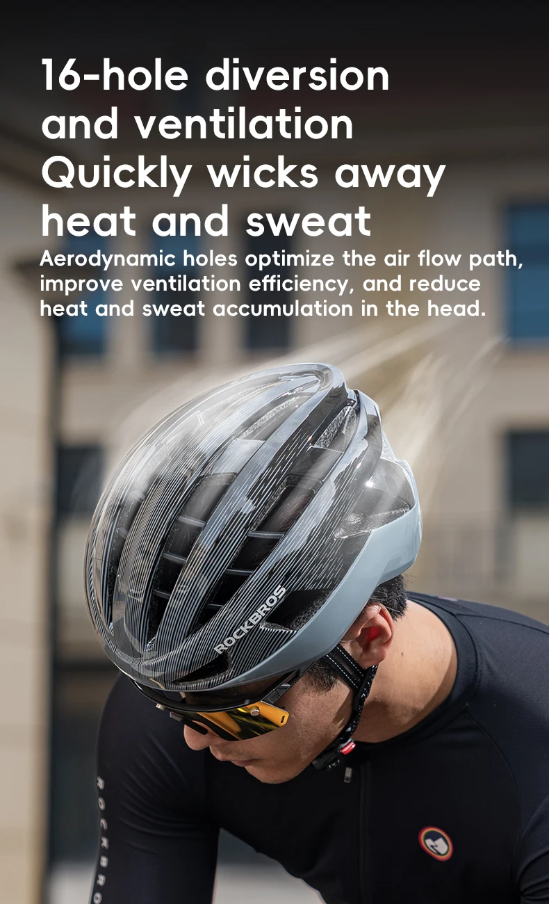 ROCKBROS Cycling Helmet Ultralight Integrally-molded Bicycle Helmet Breathable Safety Protection Men Women MTB Road Bike Helmet