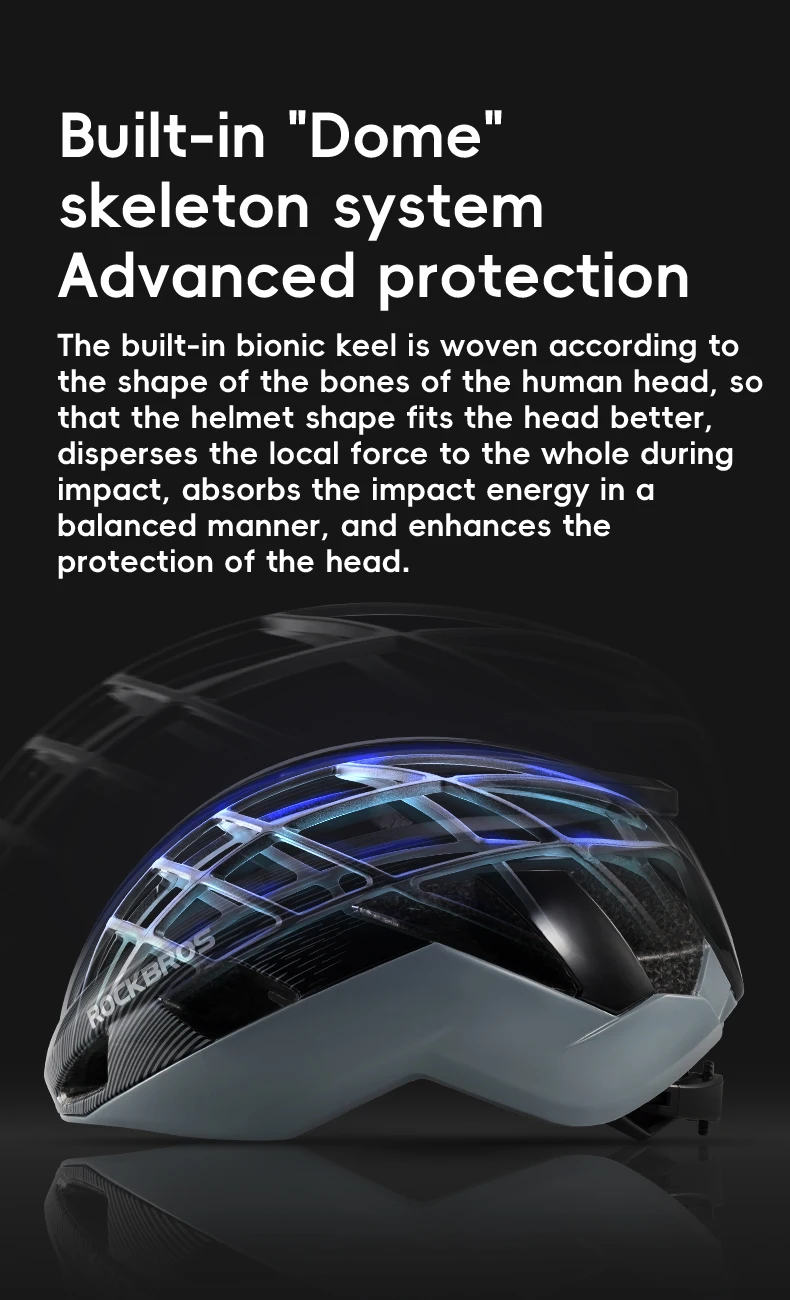 ROCKBROS Cycling Helmet Ultralight Integrally-molded Bicycle Helmet Breathable Safety Protection Men Women MTB Road Bike Helmet