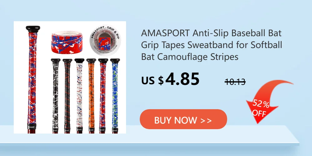 AMASPORT 50/70pcs Baseball Bat Grip Tapes Anti-slip Sweatband for Softball Baseball Bat Grip Tapes Accessories