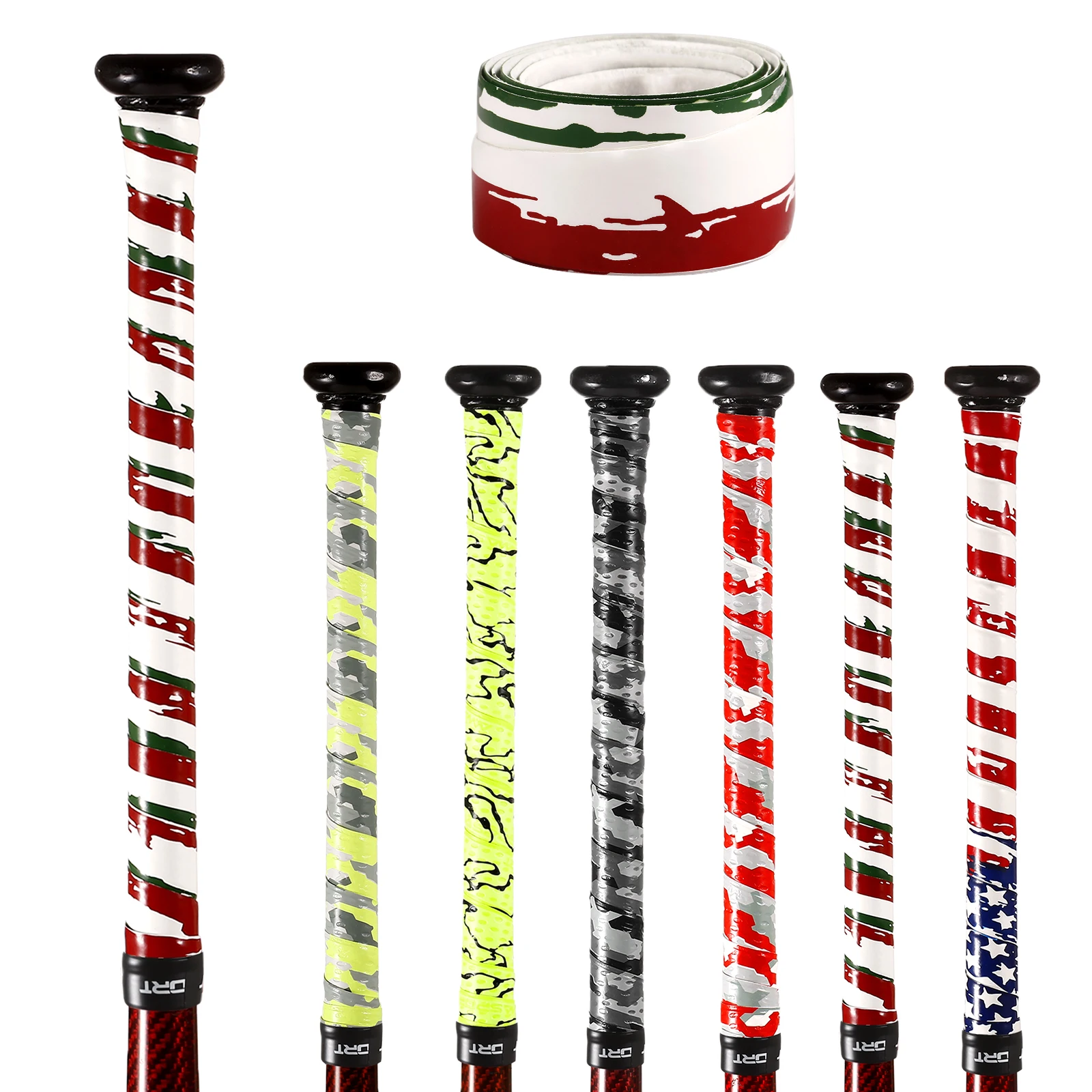 AMASPORT 50/70pcs Baseball Bat Grip Tapes Anti-slip Sweatband for Softball Baseball Bat Grip Tapes Accessories