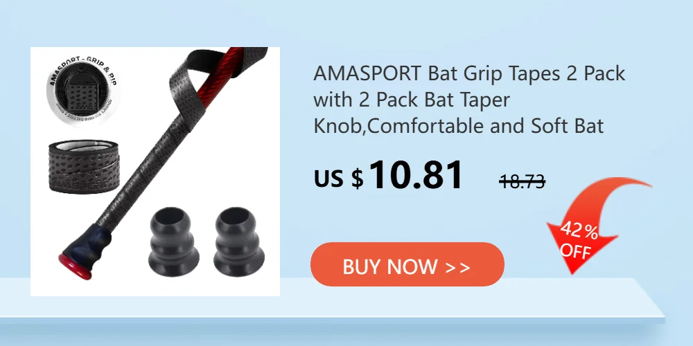AMASPORT 50/70pcs Baseball Bat Grip Tapes Anti-slip Sweatband for Softball Baseball Bat Grip Tapes Accessories
