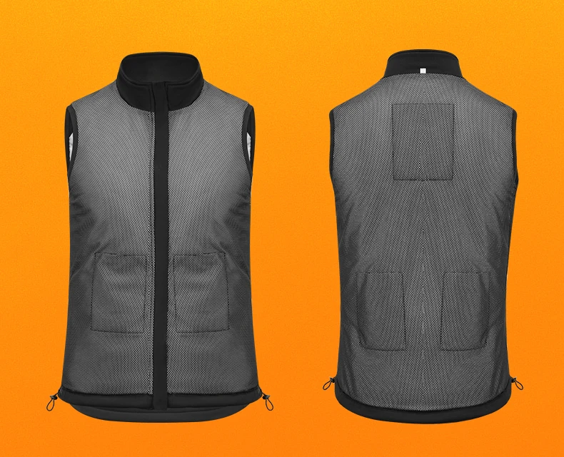 ROCKBROS Heated Vest USB Heated Jacket Thermal Clothing Hunting Cycling USB Infrared Heating Vest Washable Men Winter Warm