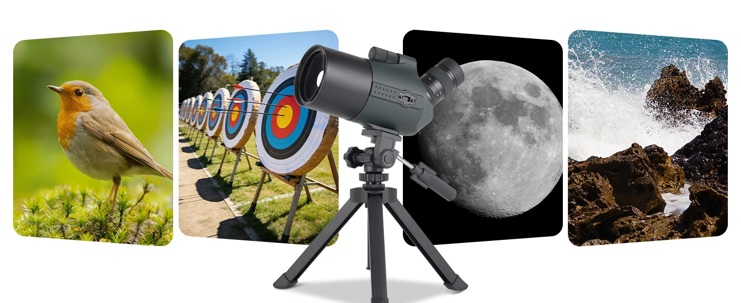 Svbony SV41Pro 28-84x80 Mak Spotting Scope FMC Waterproof Telescopes Camping Equipment for Bird Watching Daily Observation