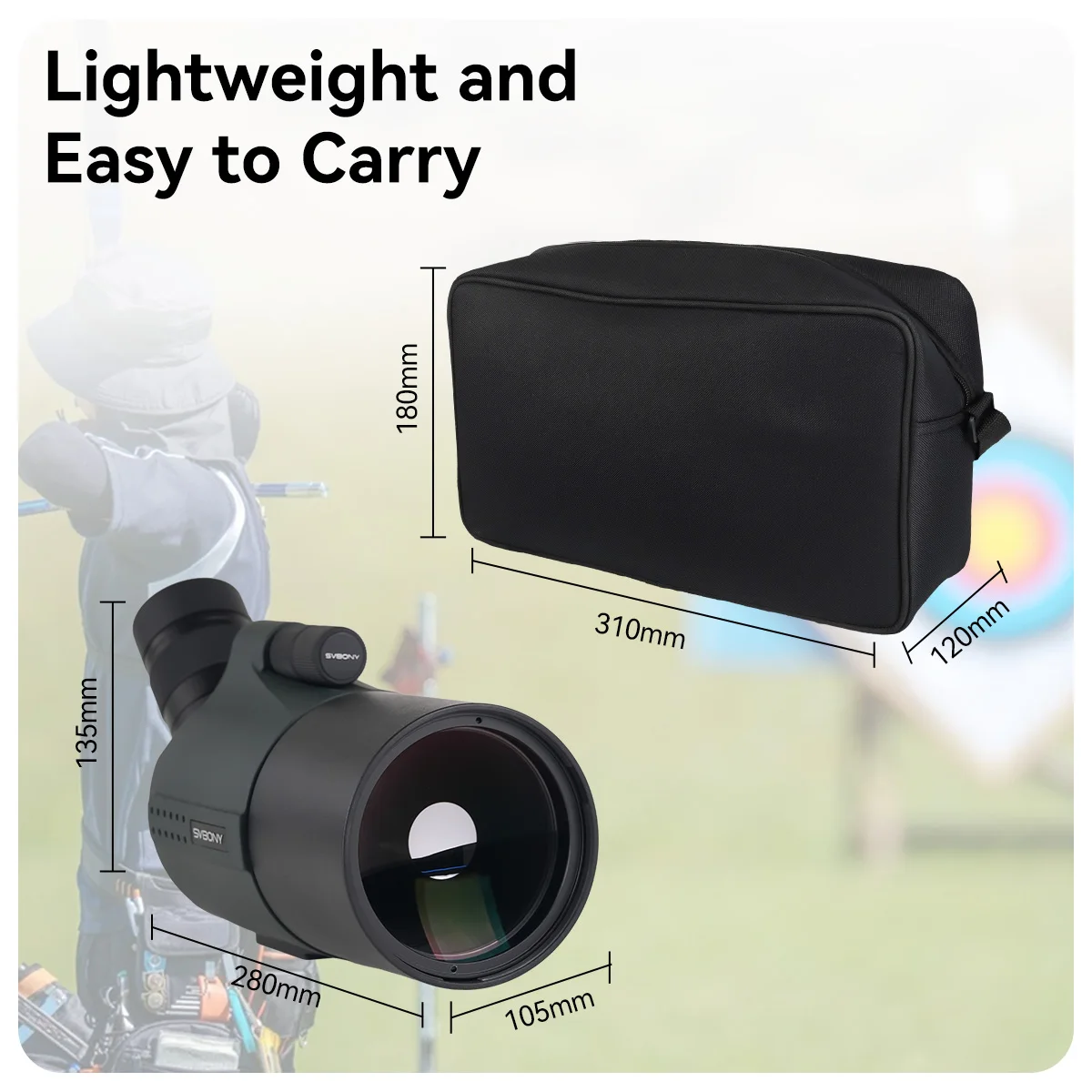 Svbony SV41Pro 28-84x80 Mak Spotting Scope FMC Waterproof Telescopes Camping Equipment for Bird Watching Daily Observation