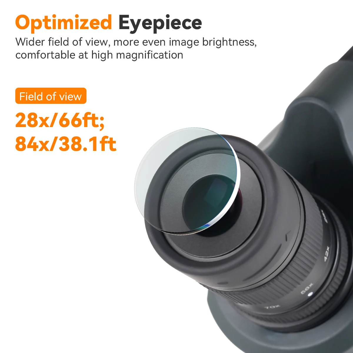 Svbony SV41Pro 28-84x80 Mak Spotting Scope FMC Waterproof Telescopes Camping Equipment for Bird Watching Daily Observation