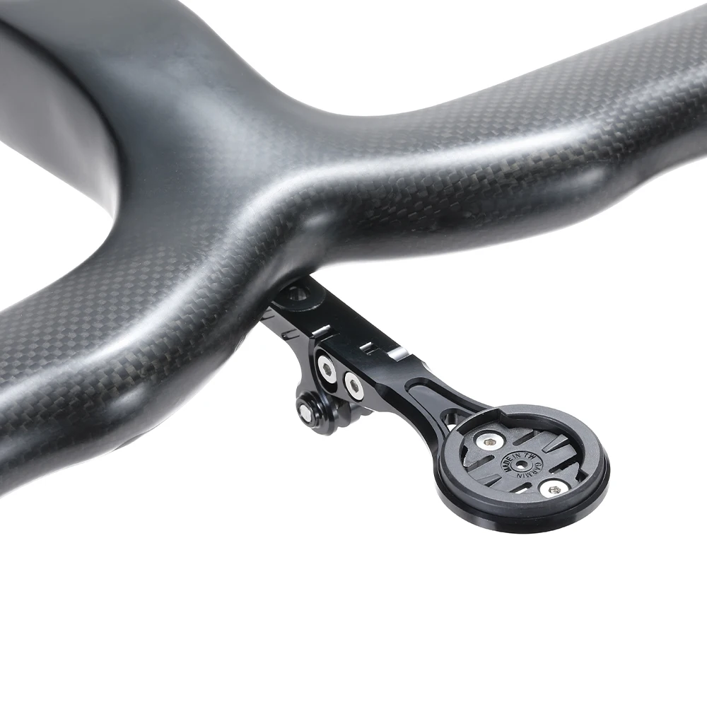 XODCK Aluminium Bicycle Computer Mount for Road Bike Integrated Handlebar Compatible with Garmin Wahoo Bryton Gopro Flashlight