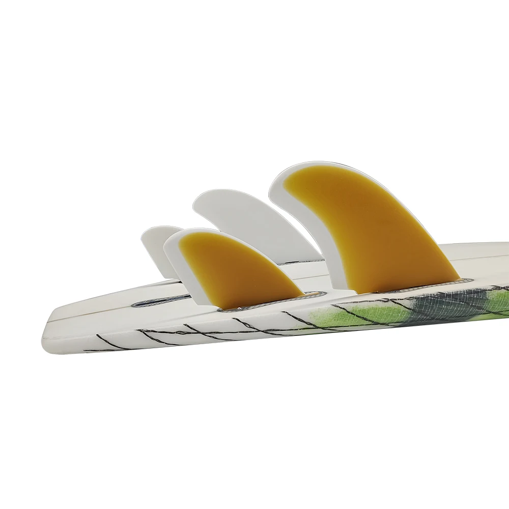 UPSURF FCS 2 Quad Fins RM Surfboard Fins Top Performance Glass Twin Rear Fins+Twin Keels Surf Fins Dual Tabs Surfing 2/4 Fins
