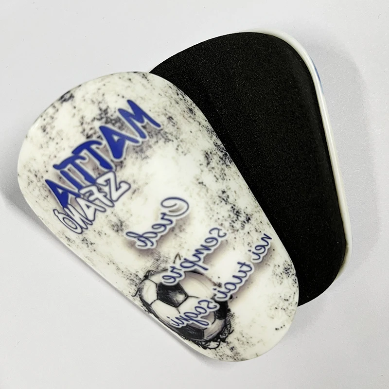 Private Customized Adult Child Simple Super Small Shin Guards Personal Image Printed Shin Protection Football Leg Guard 2023 New