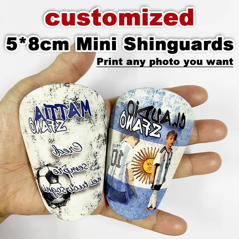 Private Customized Adult Child Simple Super Small Shin Guards Personal Image Printed Shin Protection Football Leg Guard 2023 New