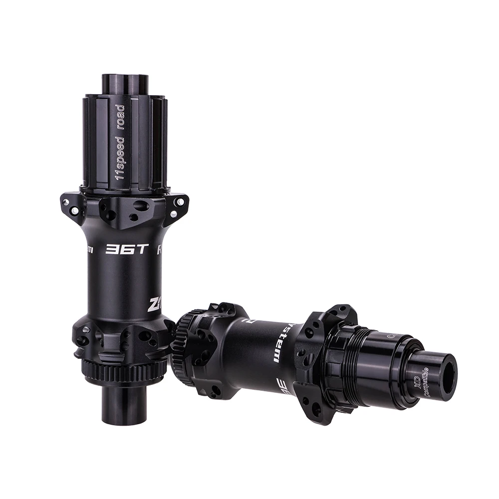 ZTTO R2 Road Bike Disc Brake 36T Star Ratchet Hub 12x142 DT Straightpull 24Hole Maza Ultralight Lock Center Bicycle Thru Axle QR